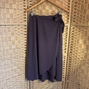 Athleta Grace Wrap Midi Skirt